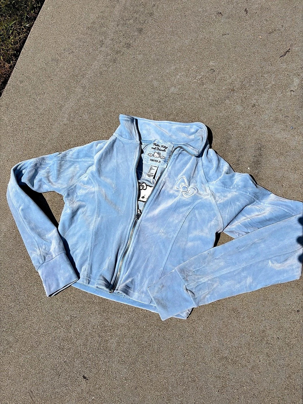 Sanrio Hello Kitty and Friends Forever 21 Girls Denim-Style Jacket Size Medium